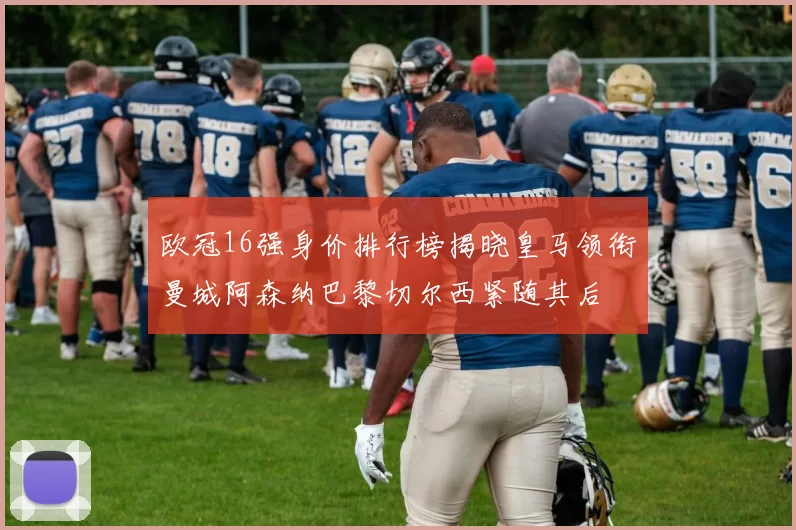 欧冠16强身价排行榜揭晓皇马领衔曼城阿森纳巴黎切尔西紧随其后
