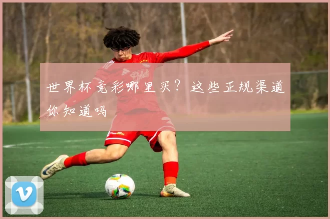 世界杯竞彩哪里买？这些正规渠道你知道吗