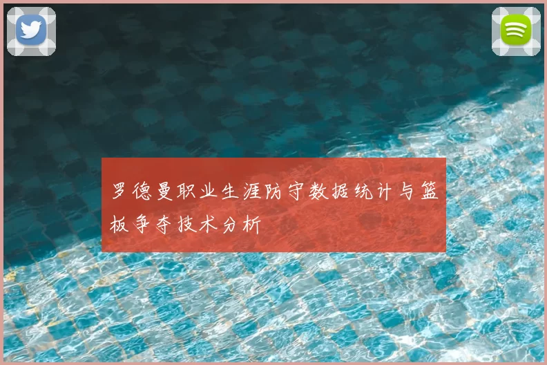 罗德曼职业生涯防守数据统计与篮板争夺技术分析